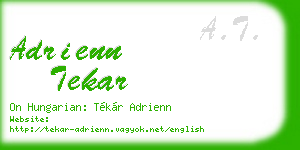 adrienn tekar business card