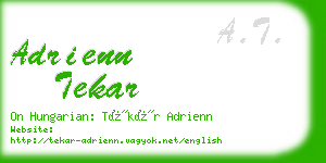 adrienn tekar business card